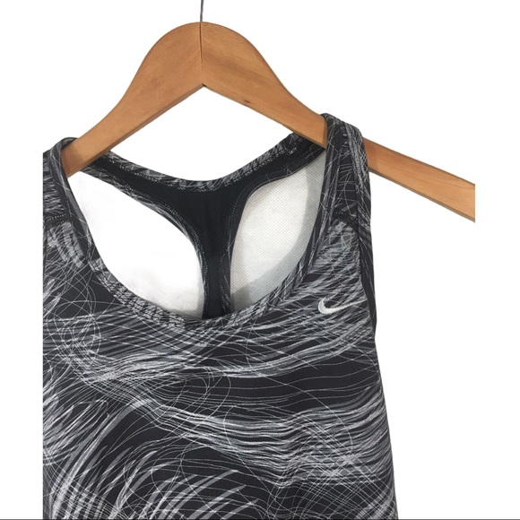 WS572 Nike Dri Fit Built in Sports Bra Tank Top L - Picture 4 of 5
